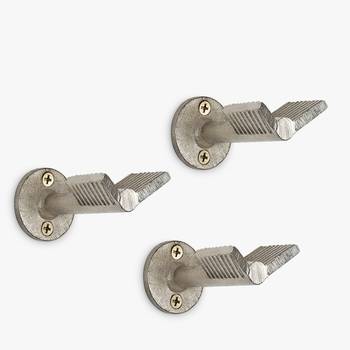 Silver arrow wall hook set 1
