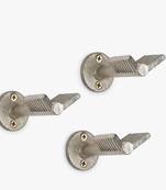 Silver arrow wall hook set