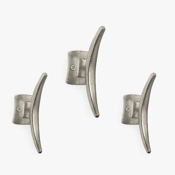 Silver minimal wall hook 1