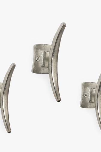 Silver minimal wall hook