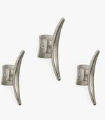 Silver minimal wall hook