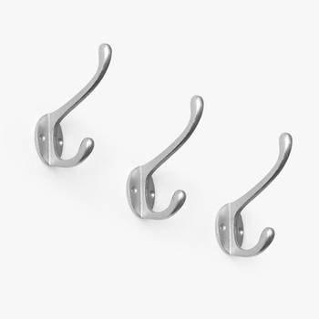 Silver metal hooks 1