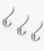 Silver metal hooks