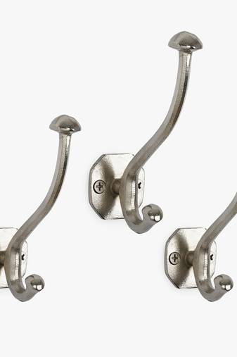 Curved golden wall hook