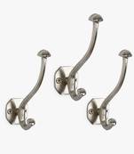 Curved golden wall hook