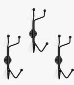 Maximum storage wall hook set