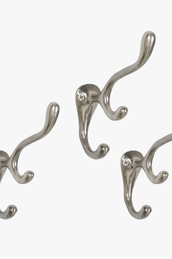 Silver antler dual hook set