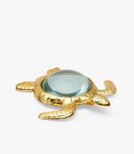 Silver sea turtle magnifying glass