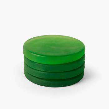 Kiwi splash round coasters 1