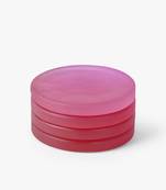 Passion pink round coasters