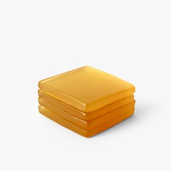 Sunshine mango square coasters 1