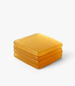 Sunshine mango square coasters