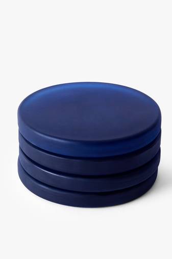 Blueberry blast round coasters