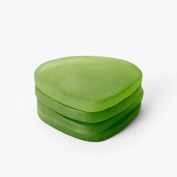 Kiwi splash beach pebble coasters 1
