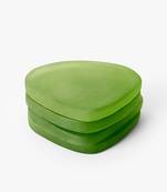 Kiwi splash beach pebble coasters