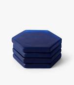 Blueberry blast hexagon coasters
