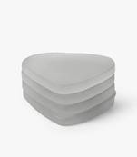 Coconut chill beach pebble coasters