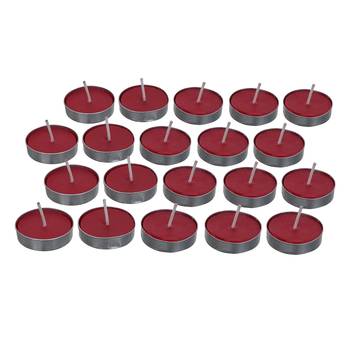 One set of 10 rose scented tea light candles 1