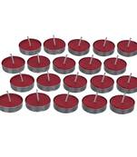 One set of 10 rose scented tea light candles