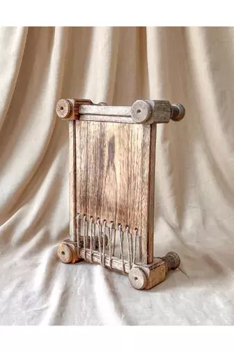 Miniature khaat- serving/ display tray - mango wood