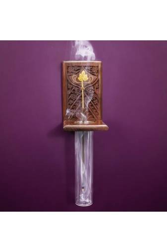 Maitri- inverse incense stick holder - sheesham wood