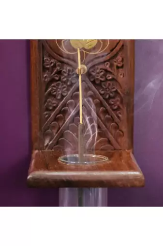 Maitri- inverse incense stick holder - sheesham wood