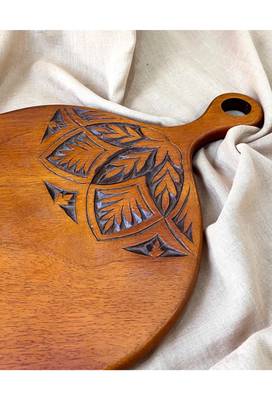 Takht - charcuterie/ serving board - sagwan wood 2