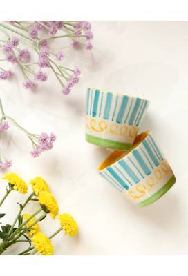 Rooh- shot glasses (set of2) - stoneware ceramics 1