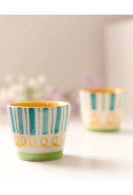 Rooh- shot glasses (set of2) - stoneware ceramics 2