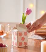 Aboli- milk carton shaped vase ( jug) - stoneware ceramics