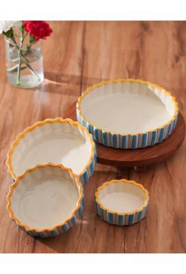 Pari- serving bowl set of 4 -stoneware ceramics 3