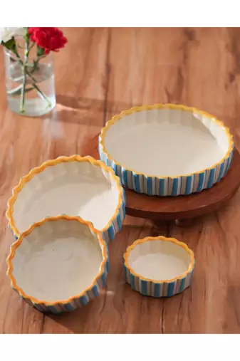 Pari- serving bowl set of 4 -stoneware ceramics