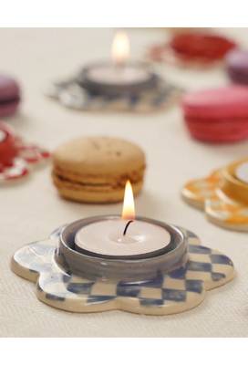 Imara- set of 3 tealight holders - stoneware ceramics 3