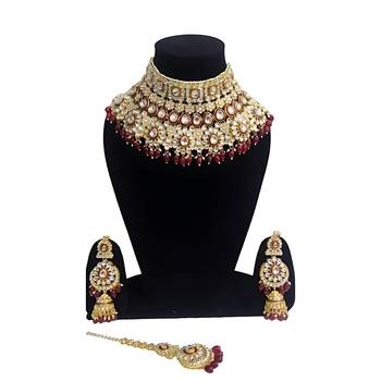 South indian traditional gold plated temple jewellery necklace jewellery set 2