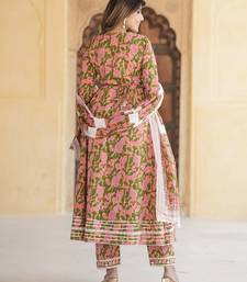 women mulit angrakha kurta pant dupatta set