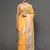 Mango Yellow Tissue Silk Silver Zari Floral Motifs Saree With Blouse Piece