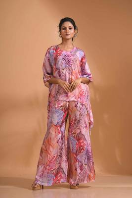 Light multicolour  printed coset 1