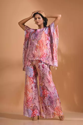 Light multicolour  printed coset