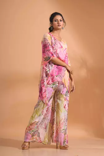 Light multicolour  printed coset
