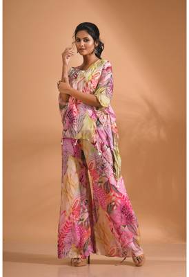 Light multicolour  printed coset 4