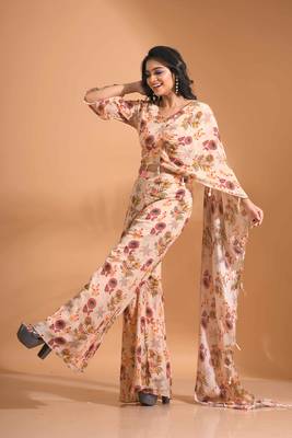 Multicolour  coset with stylish dupatta with printed 1