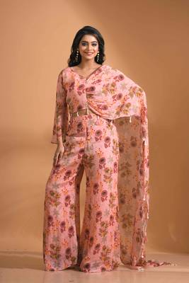 Multi coset with stylish dupatta with printed 1