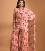 Multi coset with stylish dupatta with printed