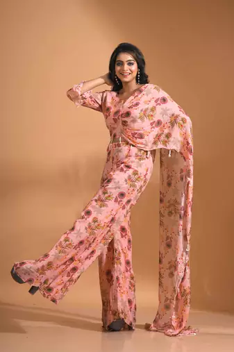 Multi coset with stylish dupatta with printed