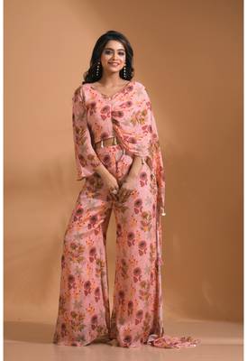 Multi coset with stylish dupatta with printed 4