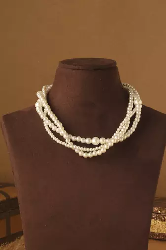 Tiers of Grace Pearl Necklace