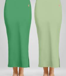 Solid Nylon Soft Petticoat Skirts for Women Saree Shape Wear 2 Piece