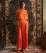 Saffron organza  coord set