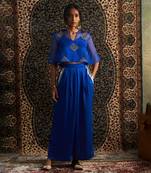 Blue organza coord set