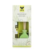 Iris new lemon grass fragances reed diffuser set with oil 45ml with ceramic pot & diffuser stick